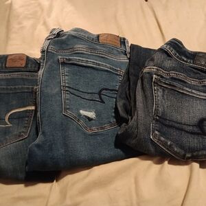 American eagle jeans LOT 3 pairs